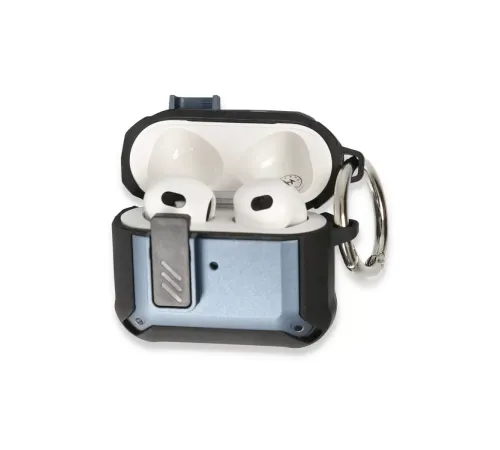 Apple Airpods 3 (3.nesil) Truva Kılıf - Mavi