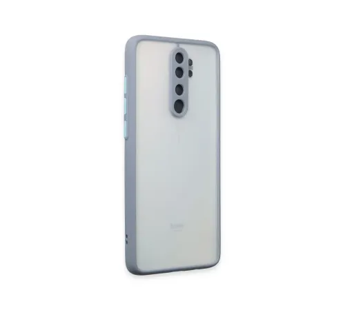 Xiaomi Redmi Note 8 Pro Kılıf Montreal Silikon Kapak - Gri