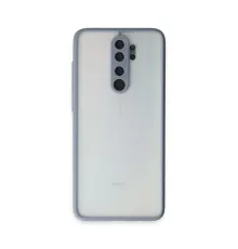 Xiaomi Redmi Note 8 Pro Kılıf Montreal Silikon Kapak - Gri