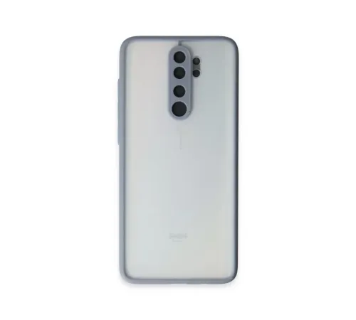 Xiaomi Redmi Note 8 Pro Kılıf Montreal Silikon Kapak - Gri