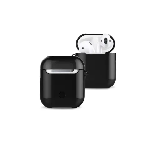 Apple Airpods 2 (2.nesil) 3in1 Kılıf - Siyah