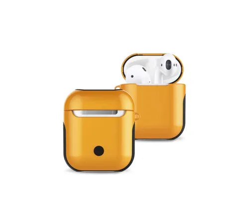 Apple Airpods 2 (2.nesil) 3in1 Kılıf - Sarı