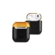 Apple Airpods 2 (2.nesil) 3in1 Kılıf - Siyah-Sarı