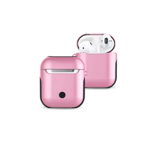 Apple Airpods 2 (2.nesil) 3in1 Kılıf - Pembe