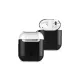 Apple Airpods 2 (2.nesil) 3in1 Kılıf - Siyah-Beyaz
