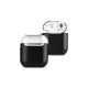 Apple Airpods 2 (2.nesil) 3in1 Kılıf - Siyah-Beyaz