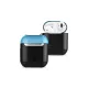 Apple Airpods 2 (2.nesil) 3in1 Kılıf - Siyah-Mavi