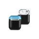Apple Airpods 2 (2.nesil) 3in1 Kılıf - Siyah-Mavi