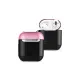 Apple Airpods 2 (2.nesil) 3in1 Kılıf - Siyah-Pembe