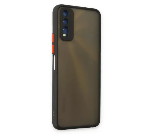 Vivo Y11S Kılıf Montreal Silikon Kapak - Siyah