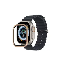 Apple Watch Ultra 49mm Alüminyum Kasa Cam Ekran Koruyucu - Yıldız Işığı