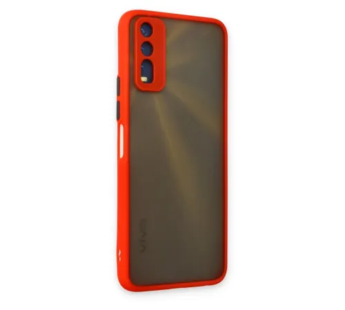 Vivo Y11S Kılıf Montreal Silikon Kapak - Kırmızı