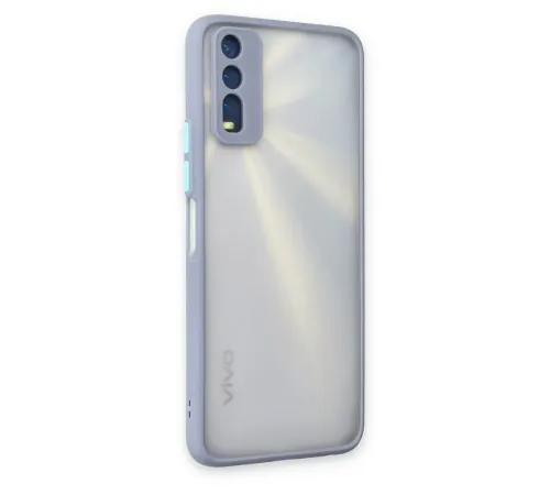 Vivo Y11S Kılıf Montreal Silikon Kapak - Gri