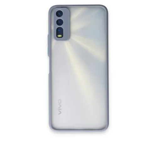 Vivo Y11S Kılıf Montreal Silikon Kapak - Gri