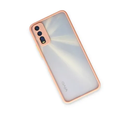 Vivo Y11S Kılıf Montreal Silikon Kapak - Pembe