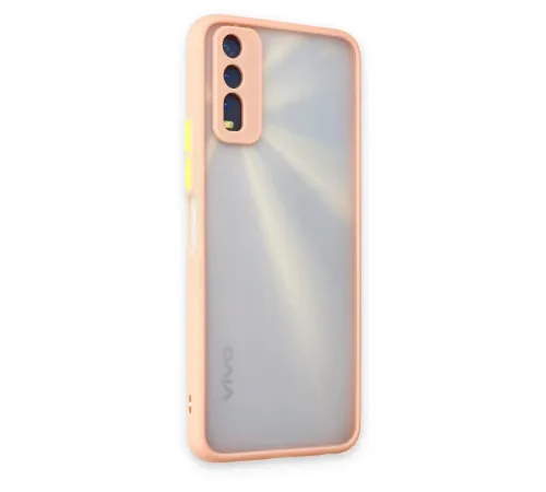 Vivo Y11S Kılıf Montreal Silikon Kapak - Pembe