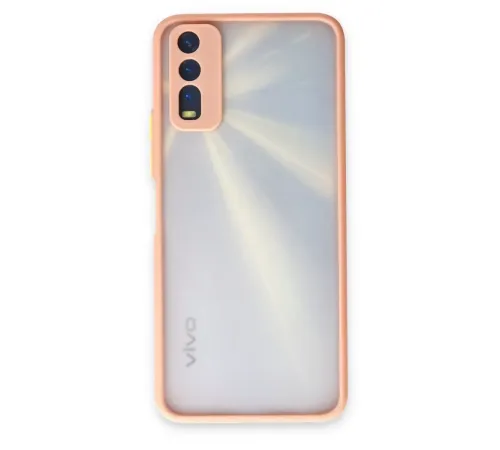 Vivo Y11S Kılıf Montreal Silikon Kapak - Pembe