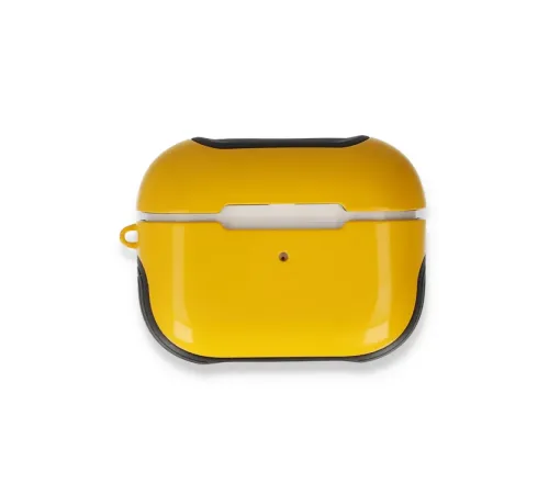 Apple Airpods Pro (1.nesil) 3in1 Kılıf - Sarı