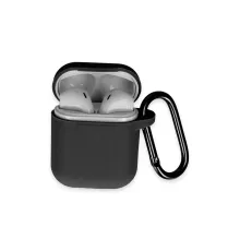 Apple Airpods 2 (2.nesil) Hang Kılıf - Siyah