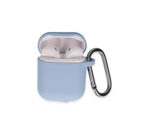Apple Airpods 2 (2.nesil) Hang Kılıf - Mavi