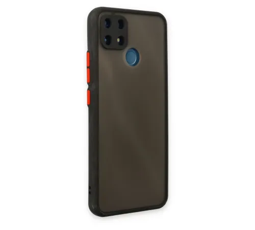 Realme C25 Kılıf Montreal Silikon Kapak - Siyah