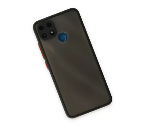 Realme C25 Kılıf Montreal Silikon Kapak - Siyah