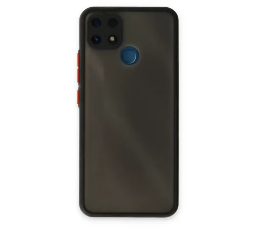 Realme C25 Kılıf Montreal Silikon Kapak - Siyah