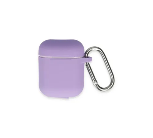 Apple Airpods 2 (2.nesil) Hang Kılıf - Lila