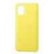 Samsung Galaxy A71 Kılıf Nano içi Kadife Silikon - Sarı