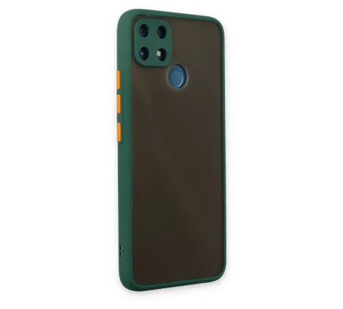 Realme C25 Kılıf Montreal Silikon Kapak - Yeşil