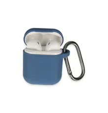 Apple Airpods 2 (2.nesil) Hang Kılıf - Lacivert
