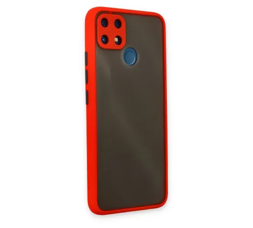 Realme C25 Kılıf Montreal Silikon Kapak - Kırmızı