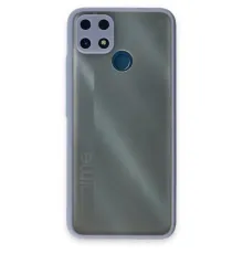 Realme C25 Kılıf Montreal Silikon Kapak - Gri