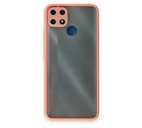 Realme C25 Kılıf Montreal Silikon Kapak - Pembe