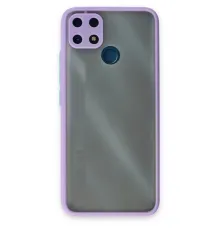 Realme C25 Kılıf Montreal Silikon Kapak - Mor