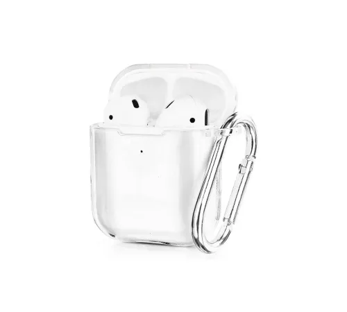 Apple Airpods 2 (2.nesil) Hang Kılıf - Şeffaf