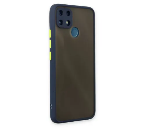 Realme C25 Kılıf Montreal Silikon Kapak - Lacivert