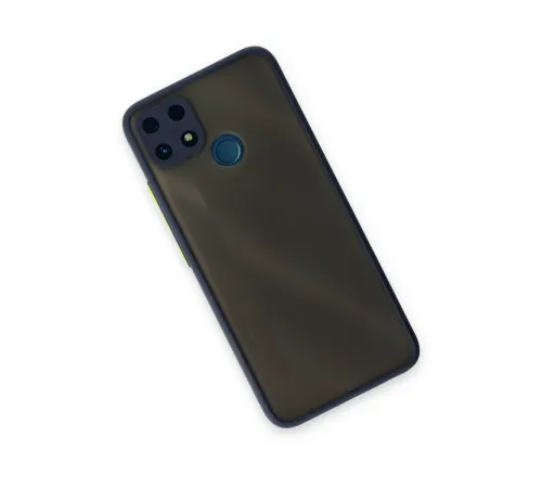 Realme C25 Kılıf Montreal Silikon Kapak - Lacivert