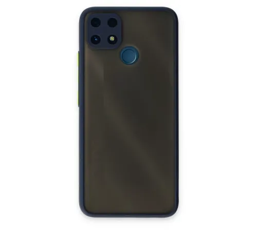 Realme C25 Kılıf Montreal Silikon Kapak - Lacivert