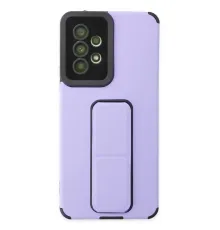 Samsung Galaxy A53 5G Kılıf Mega Standlı Silikon - Lila