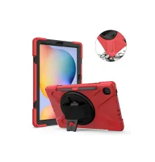 Samsung Galaxy P610 Tab S6 Lite 10.4 Kılıf Amazing Tablet Kapak - Kırmızı