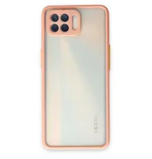 Reno 4 Lite Kılıf Montreal Silikon Kapak - Pembe