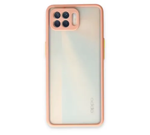 Reno 4 Lite Kılıf Montreal Silikon Kapak - Pembe