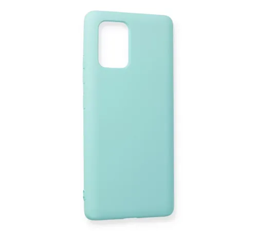 Samsung Galaxy A91 / S10 Lite Kılıf Nano içi Kadife Silikon - Turkuaz