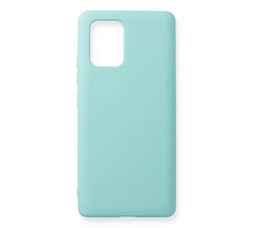 Samsung Galaxy A91 / S10 Lite Kılıf Nano içi Kadife Silikon - Turkuaz