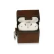 Apple Airpods 2 (2.nesil) Deri Kılıf - Kahverengi