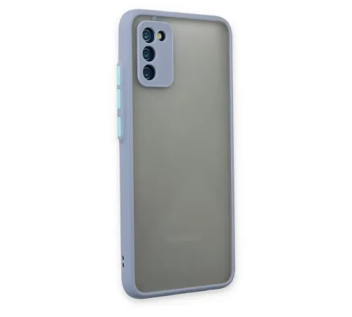 Samsung Galaxy A02S Kılıf Montreal Silikon Kapak - Gri