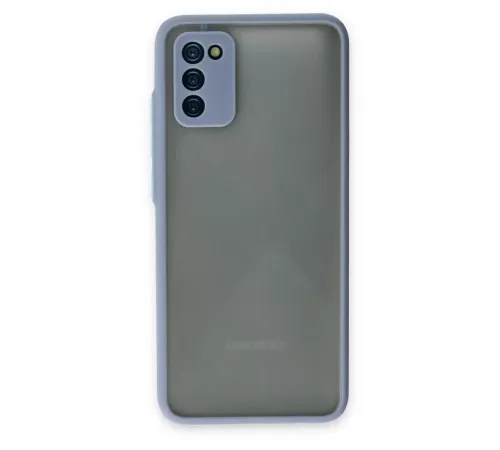 Samsung Galaxy A02S Kılıf Montreal Silikon Kapak - Gri
