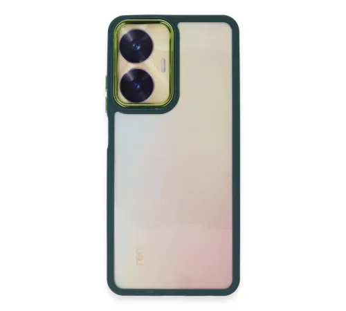 Realme C55 Kılıf Dora Kapak - Haki Yeşil