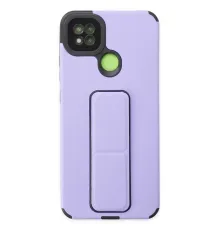 Redmi 9C Kılıf Mega Standlı Silikon - Lila